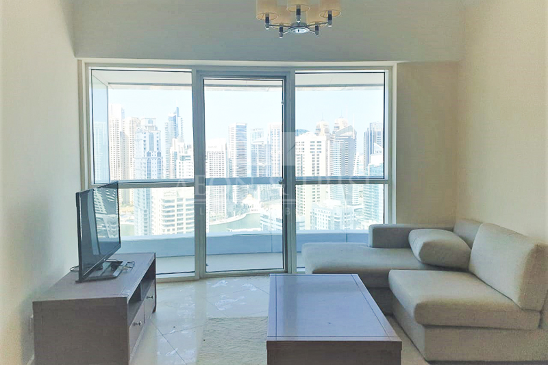 Vacant 1 Bed | Marina and SZR View | Furnished-pic_4